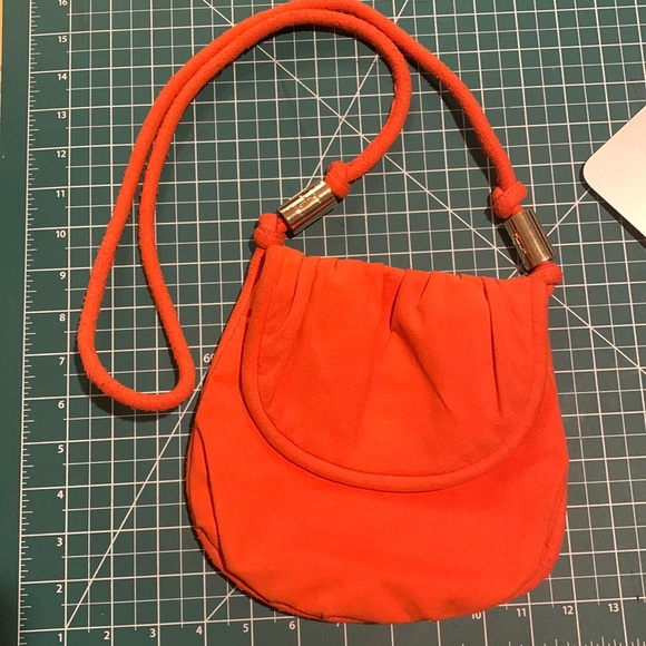 Halston Heritage night suede purse - Picture 3 of 6